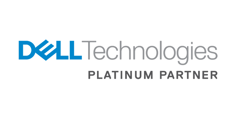 Logo of our longtime partner Dell Technologies in which we are a platinum partner