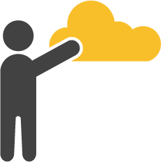 person-`touching-cloud-icon